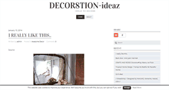 Desktop Screenshot of decor8tionideaz.com