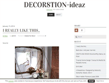 Tablet Screenshot of decor8tionideaz.com